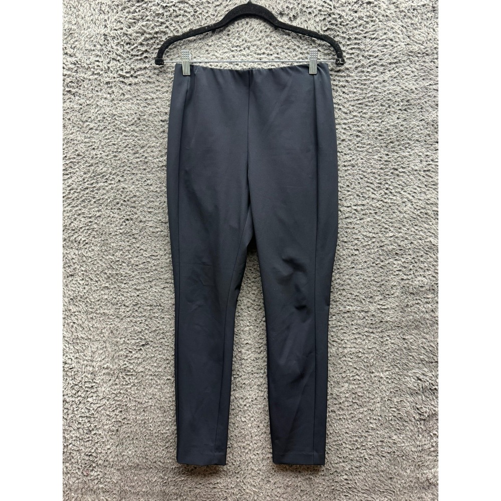 Theory Navalene Becker Stretch Tapered Ankle Pants Black Womens Size‎ 4